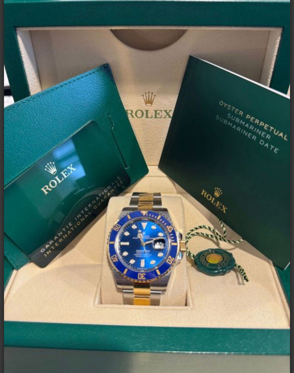 Pre owned Rolex Bluesy 40MM full set, full links