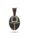 Pendant 14k Squid games with Moissanite