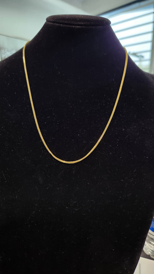 CHAIN HOLLOW 10k 2mm 20"L