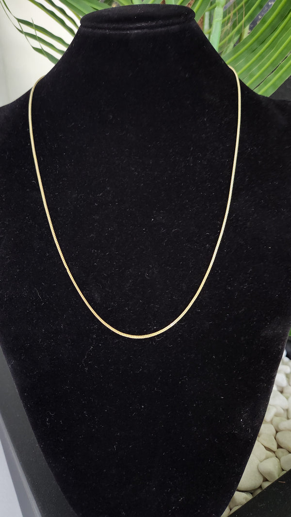 Chain  HOLLOW 2mm 24"L 10K