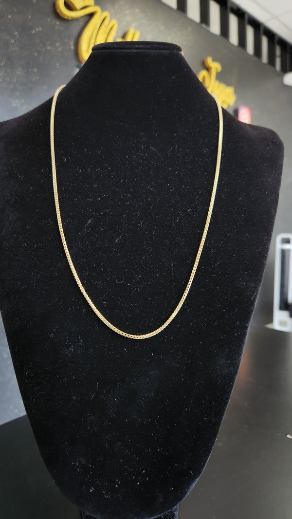 Franco chain solid 14K 2MM 24"L