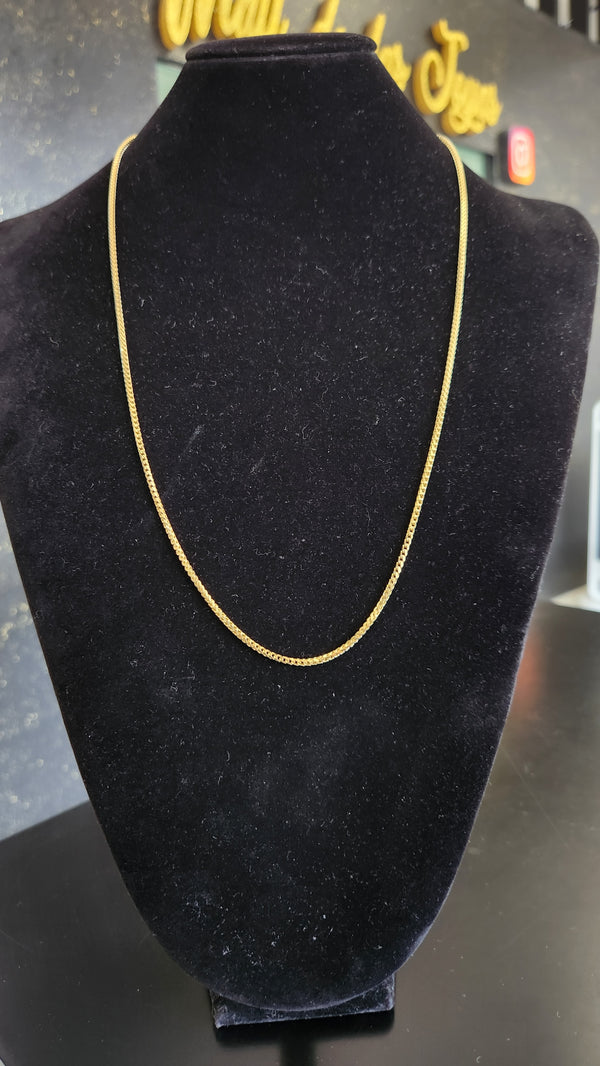 Franco chain solid 10K 2MM 26"L