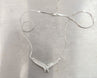WHITE GOLD 14K WOMEN CHAIN WITH DIAMOND 17