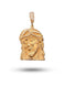 Jesus Face Pendant 14K with zirconia