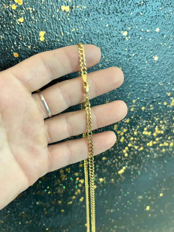 Italian Cuban Chain 3.5MM 22"L 10K