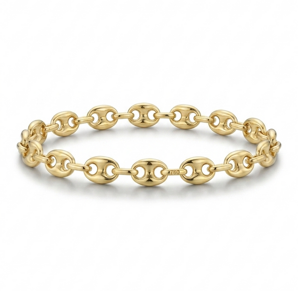 GUCCI BRACELET 7MM 7.5"L 14K